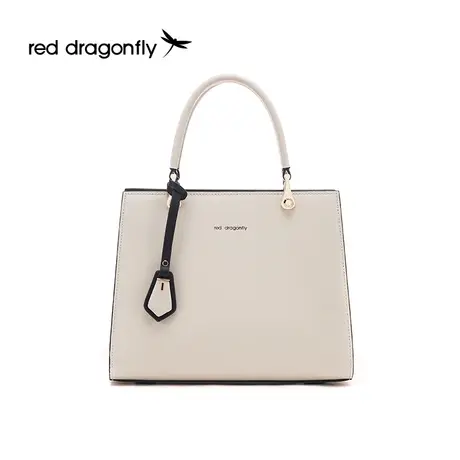红蜻蜓真皮手提包2024春季新款高级感大容量妈妈包商务通勤斜挎包商品大图