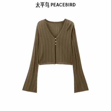 太平鸟女装年秋季新款斯文薄披开衫A1EDE3209商品大图