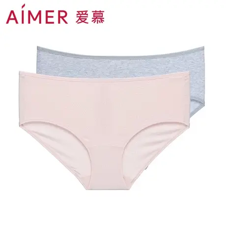【2件包】爱慕棉莫基础中腰三角裤AM224441图片