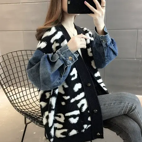 毛衣2024年新款女装春秋季春款春装女士针织开衫宽松百搭外穿爆款商品大图