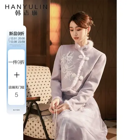 新中式盘扣外套女2025新款爆款秋季款高级感宽松显瘦短款长袖上衣商品大图