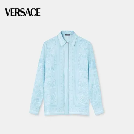【季末优惠】VERSACE/范思哲 女士Barocco真丝衬衫商品大图