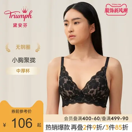 Triumph/黛安芬风格蓓蕾性感蕾丝内衣女小胸聚拢显大文胸11-1865图片