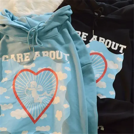 超火卫衣女chic港风宽松韩版潮ins连帽上衣春秋薄款oversize外套商品大图