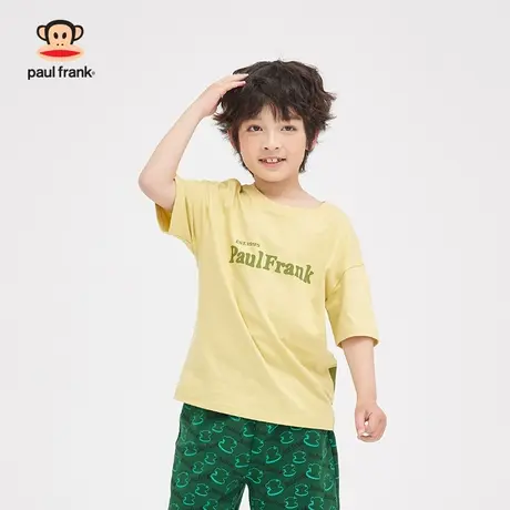 大嘴猴童装男童短袖t恤2023年夏季新品半袖中大儿童纯棉上衣体恤商品大图