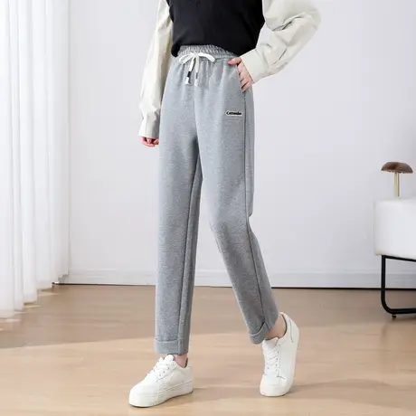 时尚气质百搭休闲裤女士2023年秋季新款通勤自然腰长裤商品大图