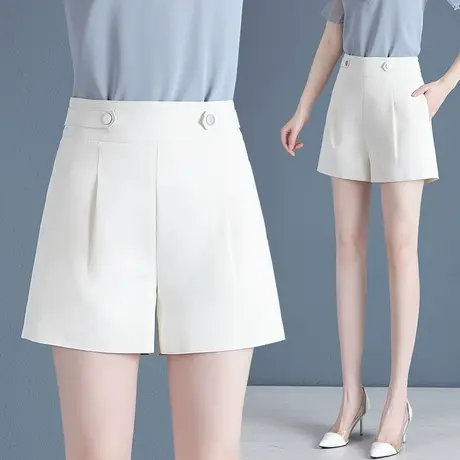 气质女神a字短裤女夏季宽松时尚休闲裤2023新款高腰显瘦外穿热裤商品大图