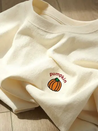 仿棉短袖t恤女夏季美式复古oversize宽松大码女装百搭高级感上衣商品大图