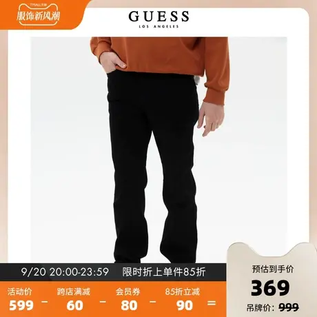 GUESS2023新款男士中腰小脚牛仔裤修身舒适显瘦长裤-MN1D9030图片