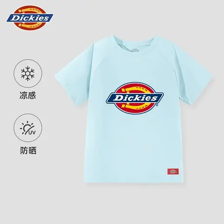 Dickies童装男童短袖t恤夏季男孩凉感速干半袖儿童夏季防晒体恤A商品大图