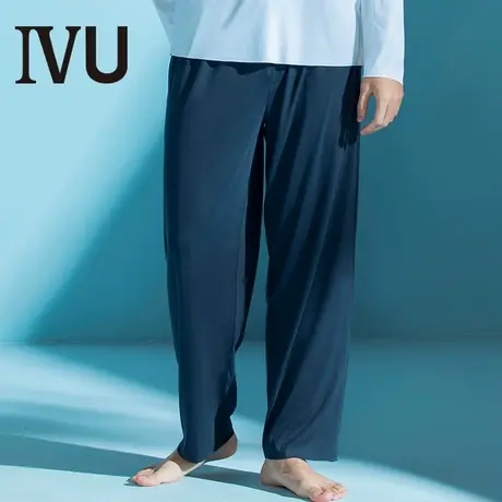 安莉芳官方奥莱IVU基础简约休闲居家男士睡裤舒适莫代尔宽松长裤商品大图
