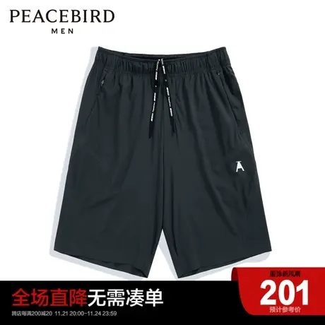 太平鸟男装 2022年夏季新款抽绳运动中短裤BGNC2G21图片