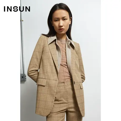 INSUN恩裳秋季职场立体挺括西装图片