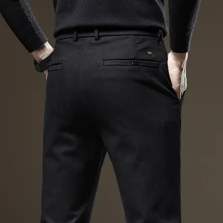 冬季商务正装西装西裤男士休闲长裤修身小脚2024新款男裤子秋冬款商品大图