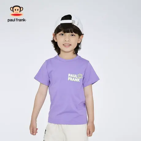 大嘴猴男童t恤短袖儿童夏2023新款洋气体恤中大童大码纯棉潮T恤商品大图