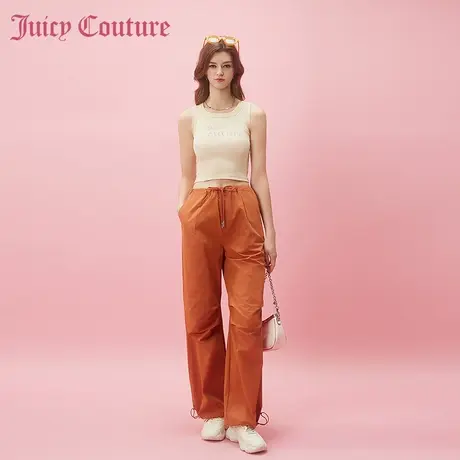 Juicy Couture橘滋春夏新款休闲裤长裤梭织工装裤甜酷风女商品大图