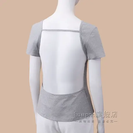 三伏天晒背专用衣服晒太阳露背设计感上衣T恤养生天灸按摩商品大图