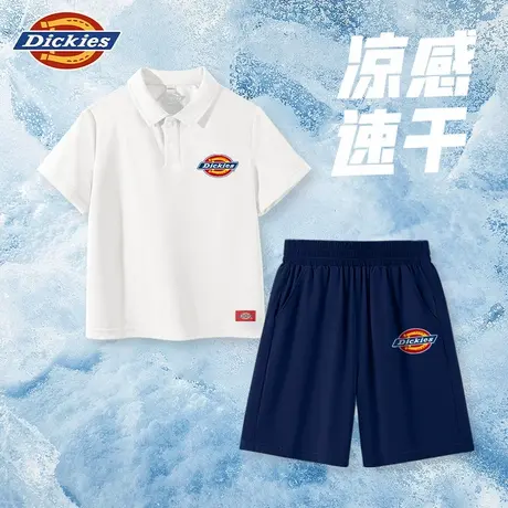 Dickies童装男童夏装套装儿童凉感速干两件套男孩夏季运动t恤薄A图片