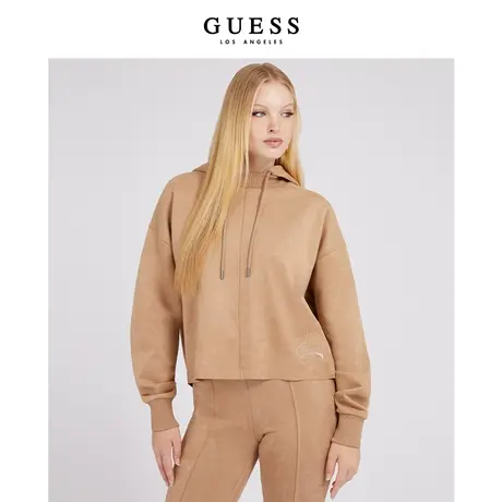 GUESS女士设计感oversize美式休闲卫衣-W2B图片