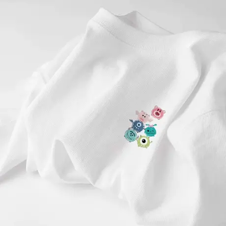 短袖t恤女夏季宽松纯棉白色半袖2023新款上衣设计感小众女款体恤商品大图