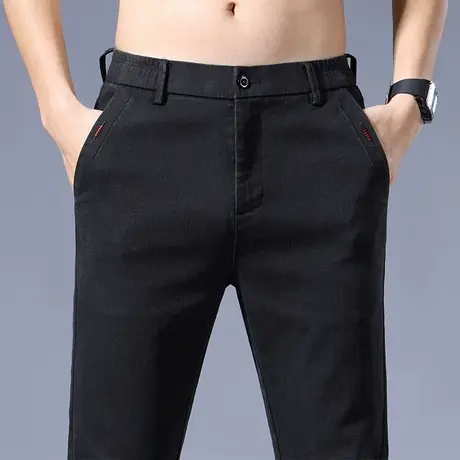夏季薄款弹力商务西装上班工装服男士夏天通勤职业休闲西裤男裤子商品大图