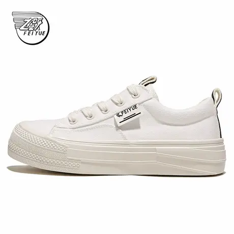 feiyue/飞跃小白鞋女鞋2024秋季新款经典百搭帆布鞋舒适休闲鞋346商品大图