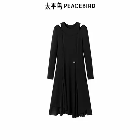 太平鸟prince联名2025年新款不规则连衣裙A3FAE4227图片