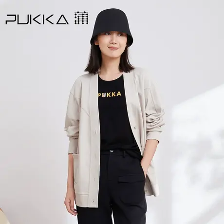 Pukka蒲牌女装棉质外套2022春装新款设计感时尚原创上衣商场同款商品大图