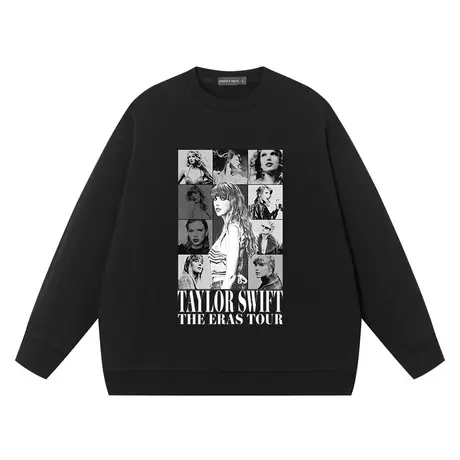 泰勒斯威夫特周边同款圆领卫衣Taylor Swift衣服霉霉纯棉1989衣服图片