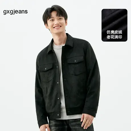 gxg.jeans男装2024年春季新款翻领夹克JFD12100291图片