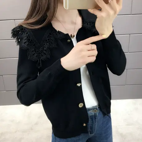 女士毛衣开衫秋款女装2023年新款洋气二八月针织外套女早秋季爆款图片