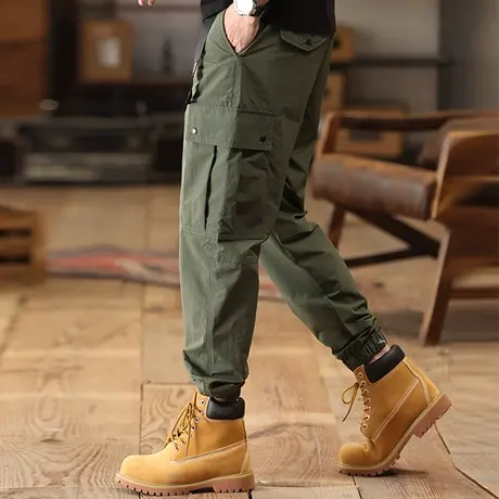 Modi Nick/摩帝尼克男士工装裤宽松直筒多口袋户外运动男士机能裤商品大图