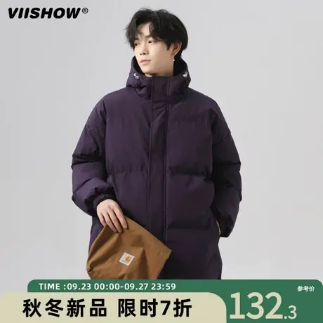 VIISHOW棉衣男冬季新款短款宽松立领加厚棉服休闲oversize外套男商品大图