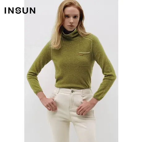 【百亿补贴官方直播】恩裳COVER冬季牦牛绒打底衫高领羊毛衫商品大图