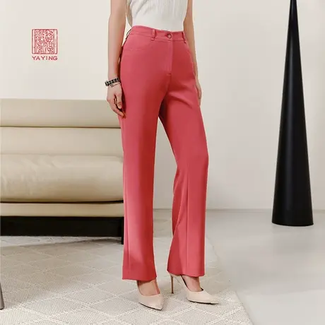 EP雅莹高端系列 真丝高腰九分微喇西装裤 2023秋冬新款6403A图片