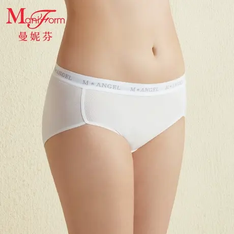 曼妮芬2025夏季抗菌内裆内裤舒适亲肤裤棉莫无痕少女短裤商品大图