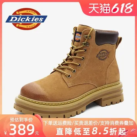 Dickies马丁靴男款夏季2025新款男士靴子透气薄款男鞋户外工装靴商品大图