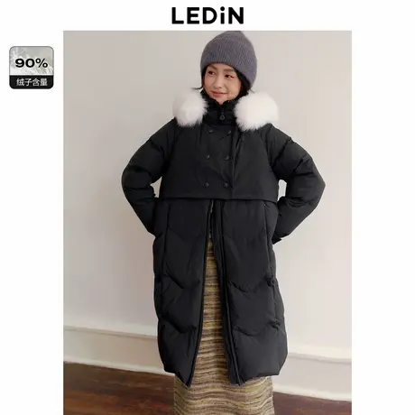 【反季清仓】乐町甜美风衣式羽绒服冬季新款外套C1ACD4517商品大图