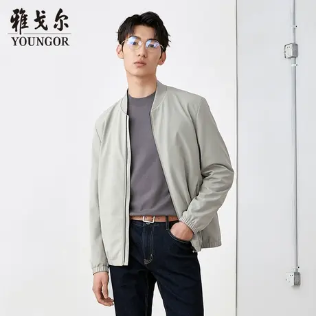 雅戈尔奥莱 商场同款男士单夹克秋冬新款官方商务休闲夹克外套男图片