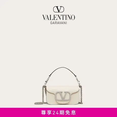 【24期免息】华伦天奴VALENTINO女士 LOCO 小号仿水晶装饰手袋商品大图