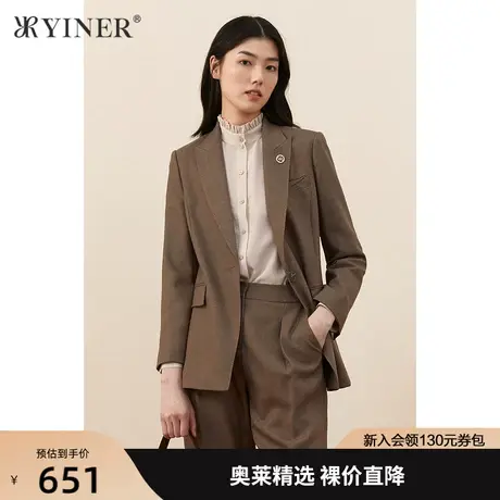YINER音儿女装秋季新款时尚气质小西装短外套图片