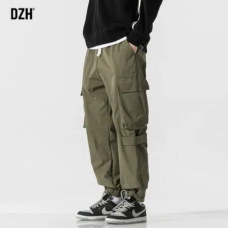 男士美式机能冲锋裤男秋季束脚运动裤2024新款男款工装裤子登山裤商品大图