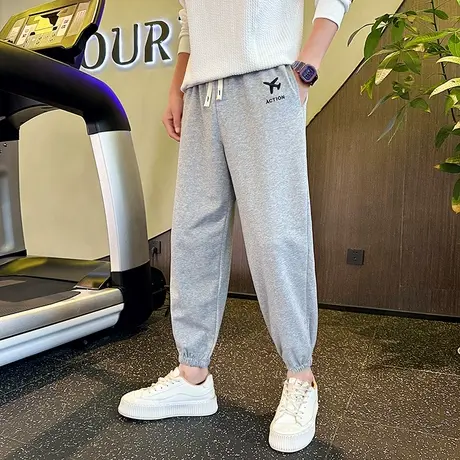 裤子男春秋款韩版潮流哈伦运动裤男士宽松卫裤百搭ins束腿休闲裤商品大图