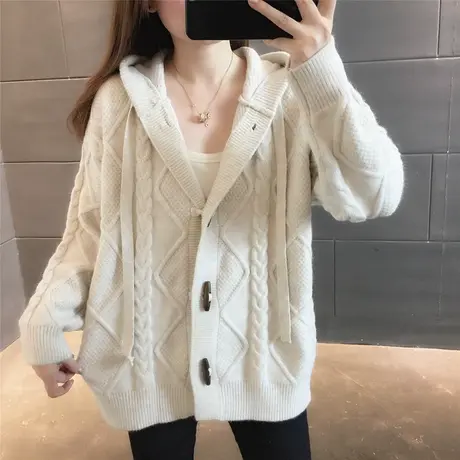 毛衣2023年新款女装秋冬季秋款秋装女士针织开衫宽松百搭外穿爆款图片