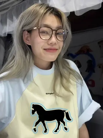 美式复古短袖t恤女拼色小众设计感潮牌宽松插肩袖夏季上衣小个子商品大图