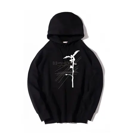 秀洛死亡笔记动漫秋冬上衣秋新款vintage街头嘻哈帽衫美式卫衣服商品大图