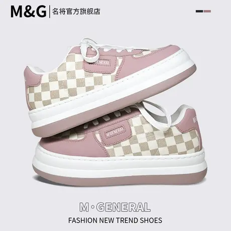 名将女鞋小白鞋女2023新款夏季透气帆布厚底大头鞋百搭板鞋子女款图片