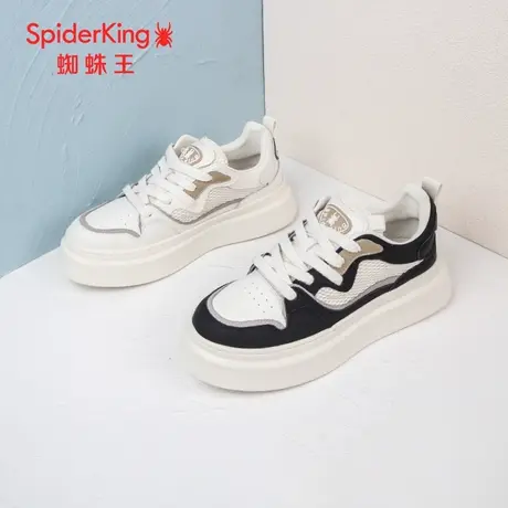 SPIDER KING/蜘蛛王板鞋男2023秋季商场新款休闲运动潮流网面拼色商品大图