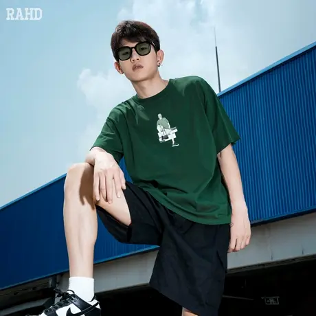 Radiohead短袖t恤男款纯棉圆领汗衫美式休闲百搭宽松上衣潮牌体恤商品大图