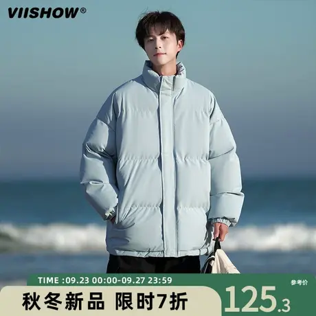 VIISHOW潮牌美式棉服男加厚衣服冬季男生痞帅棉衣保暖宽松面包服商品大图